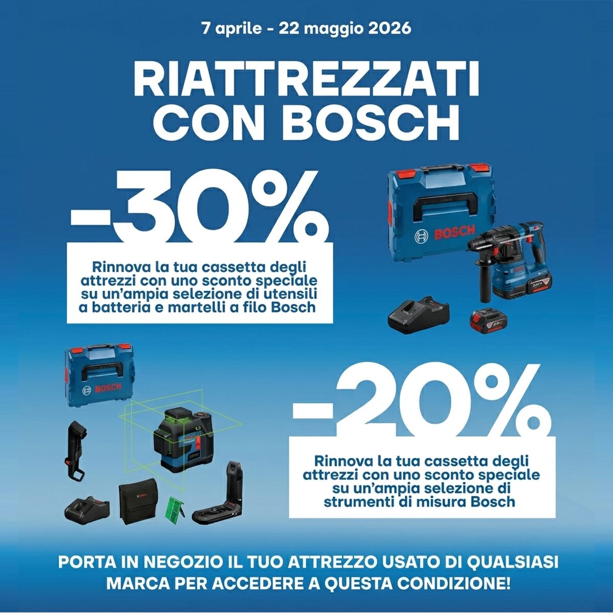 riattrezzati bosch promo 26 https://www.lflaferramenta.it/wp-content/uploads/2026/04/quadrato-ok.jpg